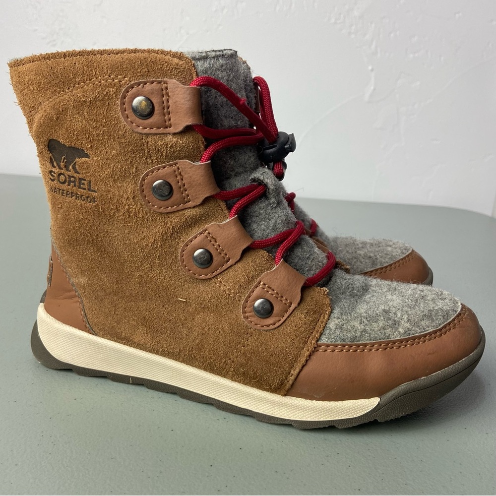 Sorel Kids Boots - Brown and Gray